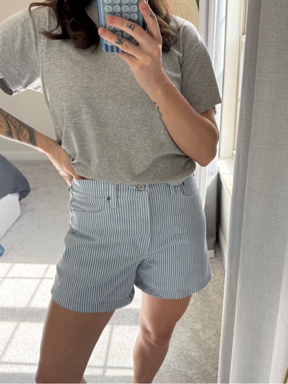 Abercrombie & Fitch High Rise Dad Shorts